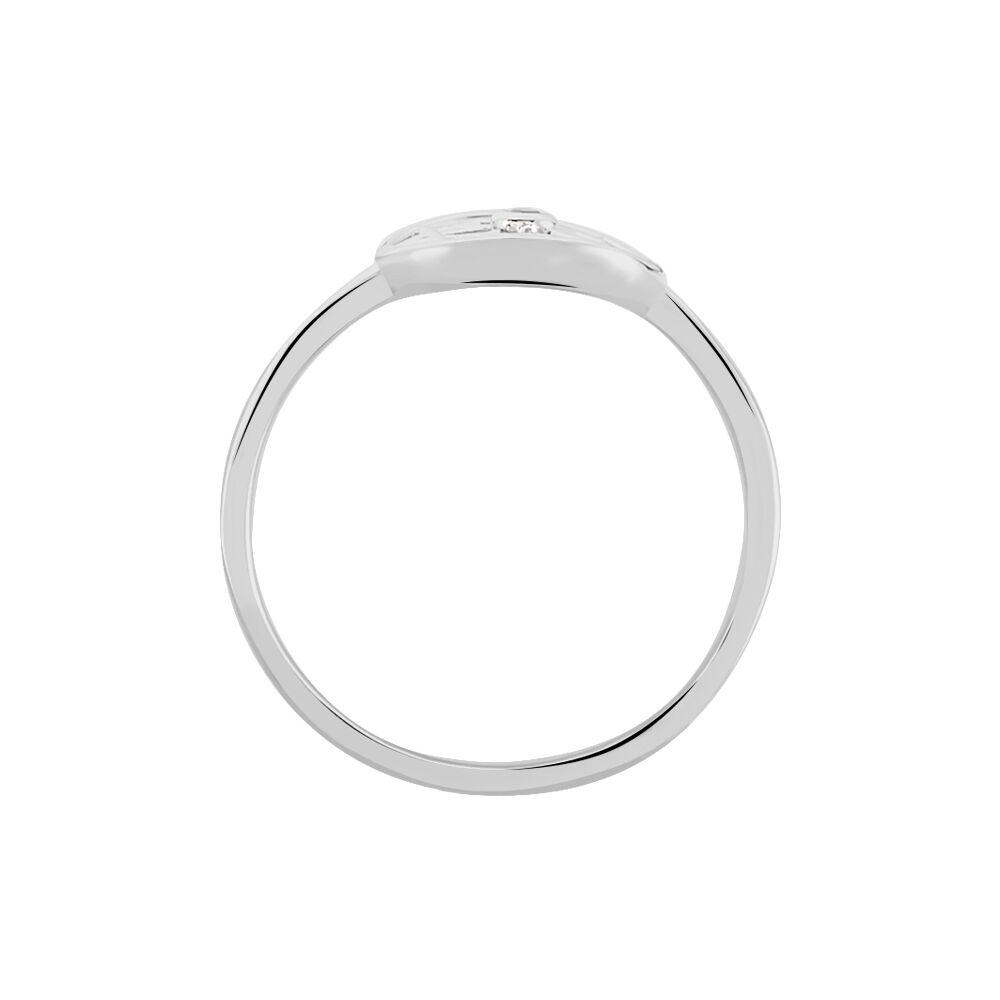 Bague Peinda Argent Blanc Oxyde De Zirconium - Bagues avec pierre Femme | Marc Orian