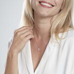 Collier Arone Argent Blanc Oxyde De Zirconium - Colliers avec pierres Femme | Marc Orian