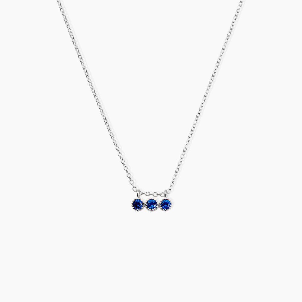 Collier Kasey Argent Blanc Oxyde De Zirconium - Colliers avec pierres Femme | Marc Orian