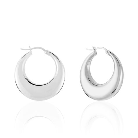 Cr&eacute;oles Creolia Acier Blanc - Cr&eacute;oles Femme | Marc Orian