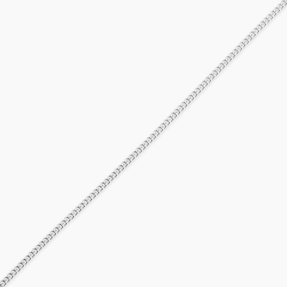 Chaîne Imad Maille Gourmette Or Blanc - Chaines Famille | Marc Orian