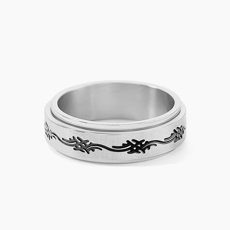 Bague Acier Blanc Lucas - Bagues grosses Femme | Marc Orian