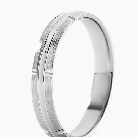 Alliance Alontio Palladium Blanc - Alliances duo Famille | Marc Orian