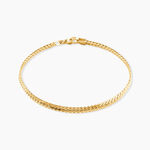 Bracelet Izel Maille Anglaise Or Jaune - Bracelets mailles Femme | Marc Orian