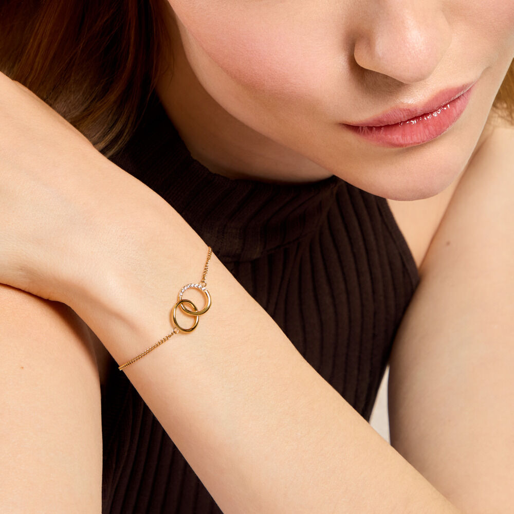 Bracelet Aurore Acier Dor&eacute; Oxydes - Bracelets cha&icirc;nes Femme | Marc Orian