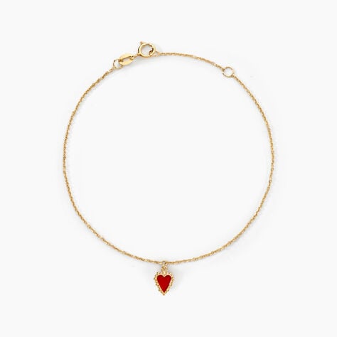 Bracelet L'amour Color&eacute; Or Jaune - Bracelets cha&icirc;nes Femme | Marc Orian