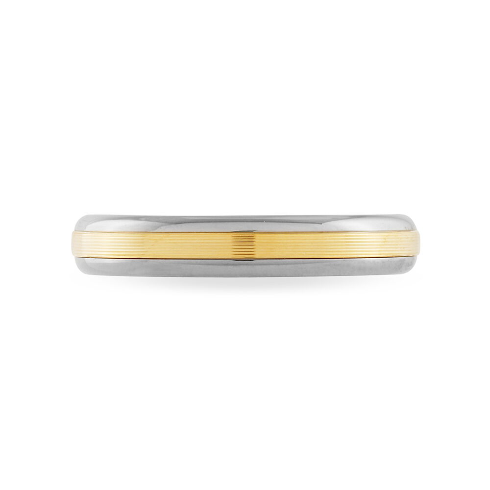 Alliance Len Ruban Plat Or Bicolore - Alliances duo Unisex | Marc Orian