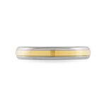 Alliance Len Ruban Plat Or Bicolore - Alliances duo Unisex | Marc Orian