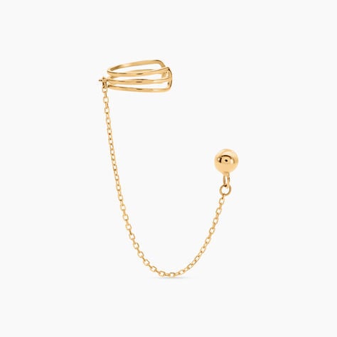 Bijou D'oreille Unitaire Fredrik Or Jaune - Piercings d'oreilles Femme | Marc Orian