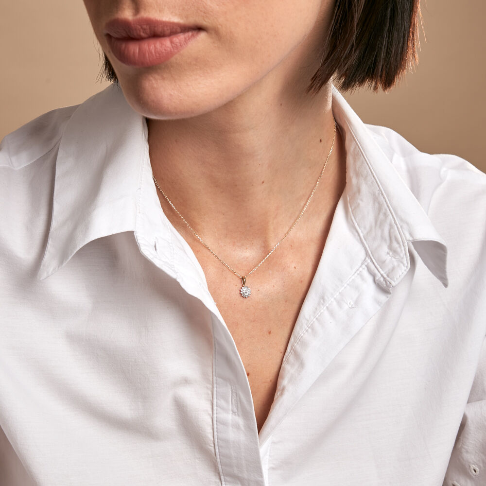 Collier Barbra Or Jaune Diamant - Colliers avec pierres Femme | Marc Orian