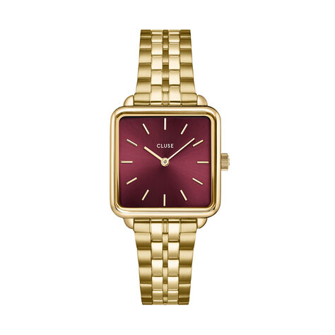 Montre Cluse La T&eacute;tragone Cerise - Montres &eacute;tanches Femme | Marc Orian