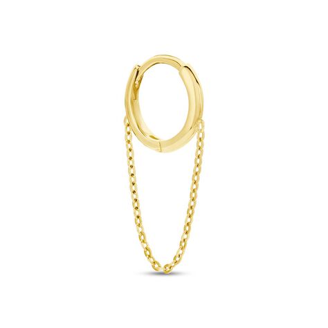 Bijou D'oreille Unitaire Or Jaune Brittani - Piercings d'oreilles Femme | Marc Orian