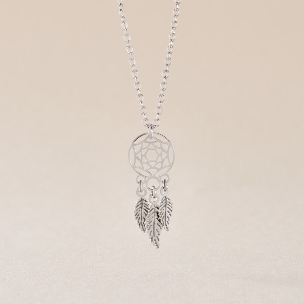 Collier Catchy Argent Blanc - Colliers Femme | Marc Orian
