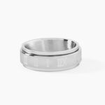 Bague Phebus Him Acier Argent&eacute; - Bijoux fantaisie Homme | Marc Orian