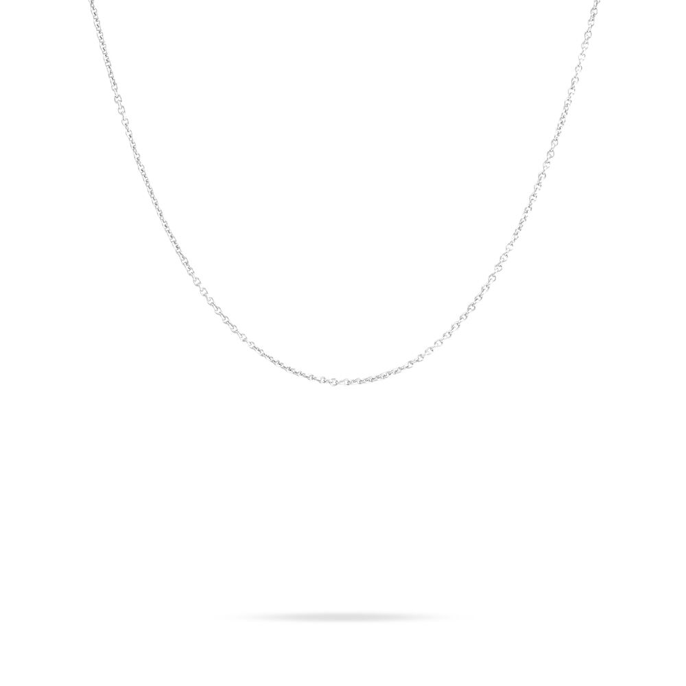 Chaîne Ilda Maille Forçat Limee Or Blanc - Chaines Femme | Marc Orian