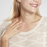 Collier Justina Argent Blanc Oxyde De Zirconium - Colliers avec pierres Femme | Marc Orian