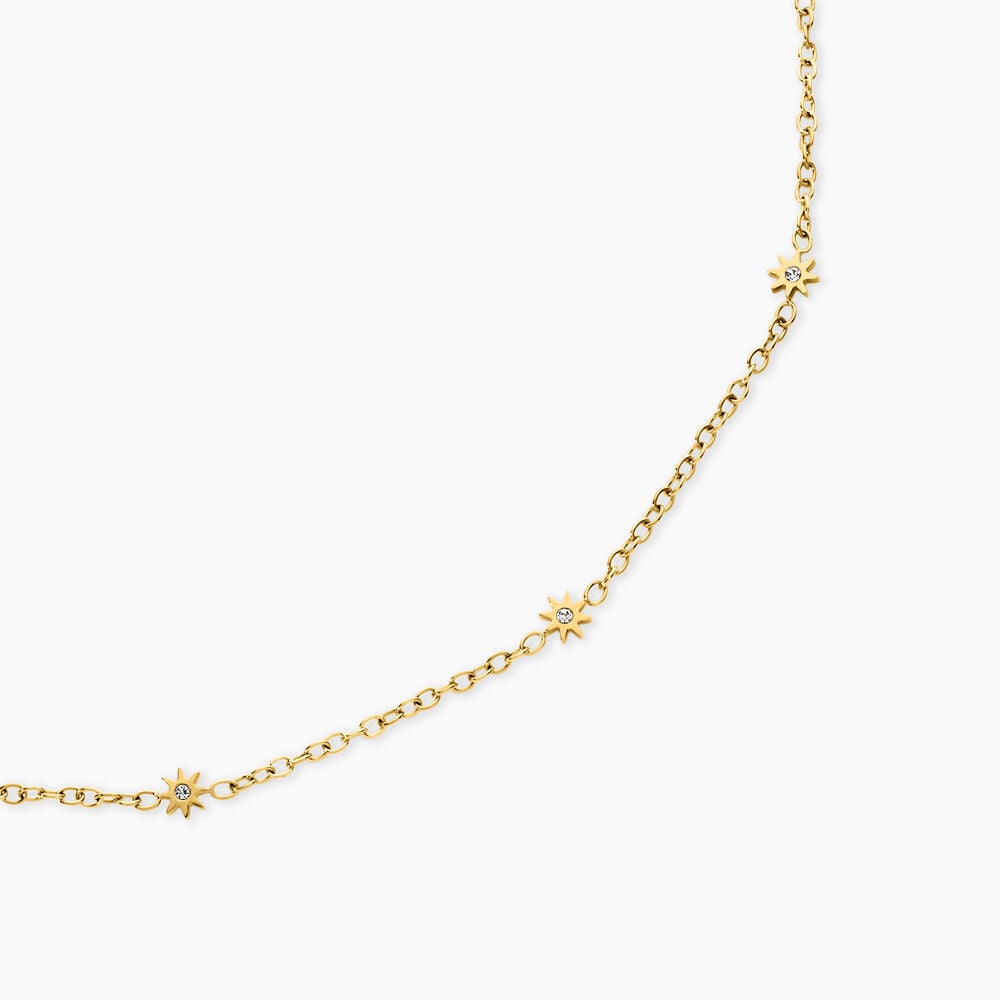 Collier Alma Acier Jaune Cristal - Colliers avec pierres Femme | Marc Orian