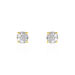 Boucles D'oreilles Puces Charlene Or Jaune Diamant Synthetique - Puces Femme | Marc Orian