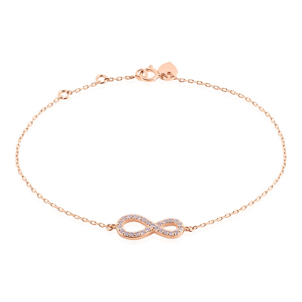 Bracelet Amita Argent Rose Oxyde De Zirconium - Bracelets fantaisie Femme | Marc Orian