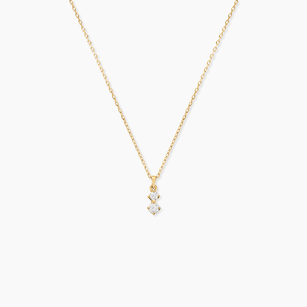 Collier Eugenio Or Jaune Diamant Synthétique - Colliers avec pierres Femme | Marc Orian