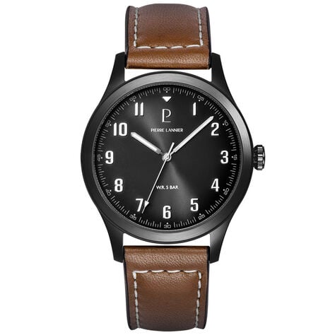 Montre Pierre Lannier Aviateur Noir - Montres Homme | Marc Orian