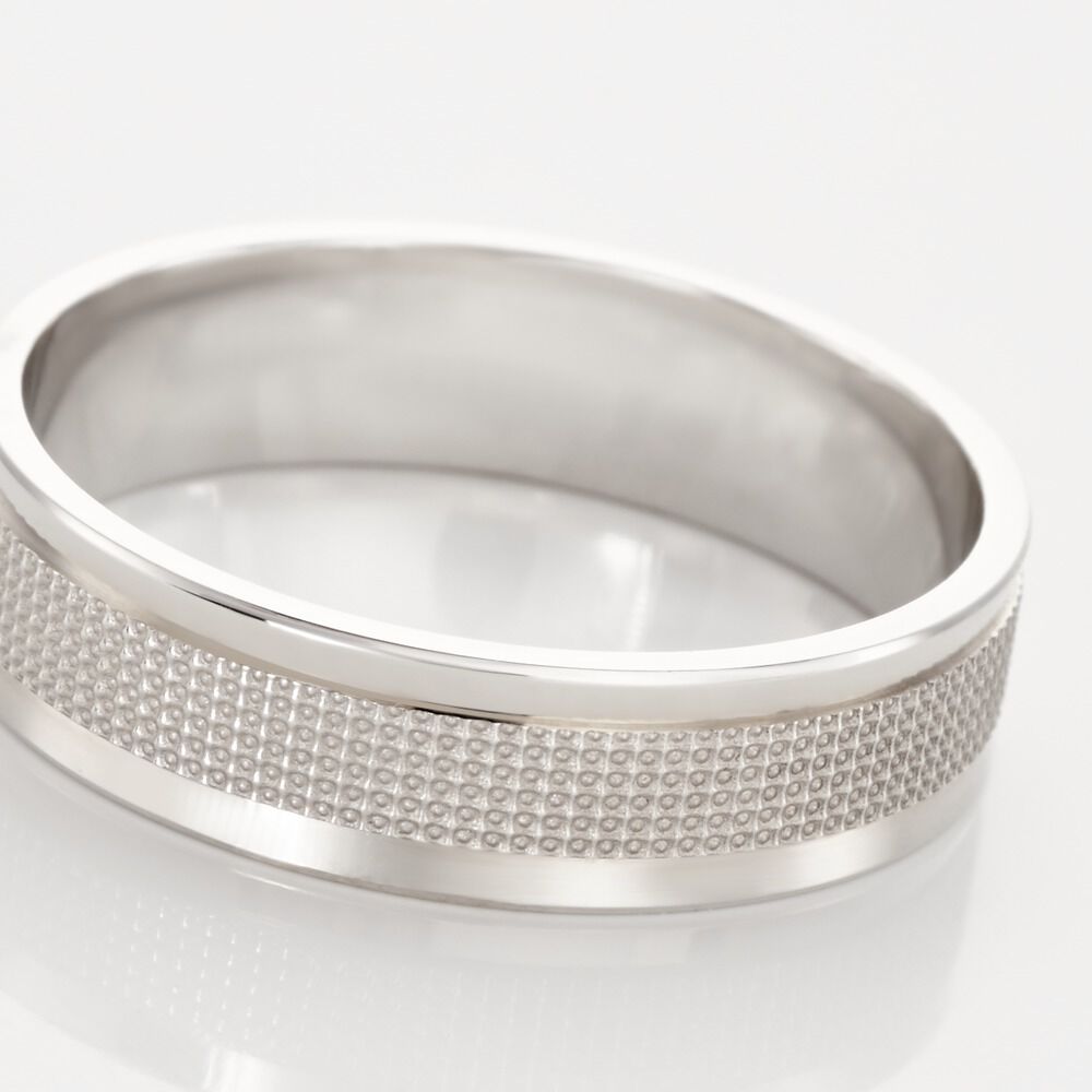 Alliance Ismail Argent - Alliances classiques Homme | Marc Orian