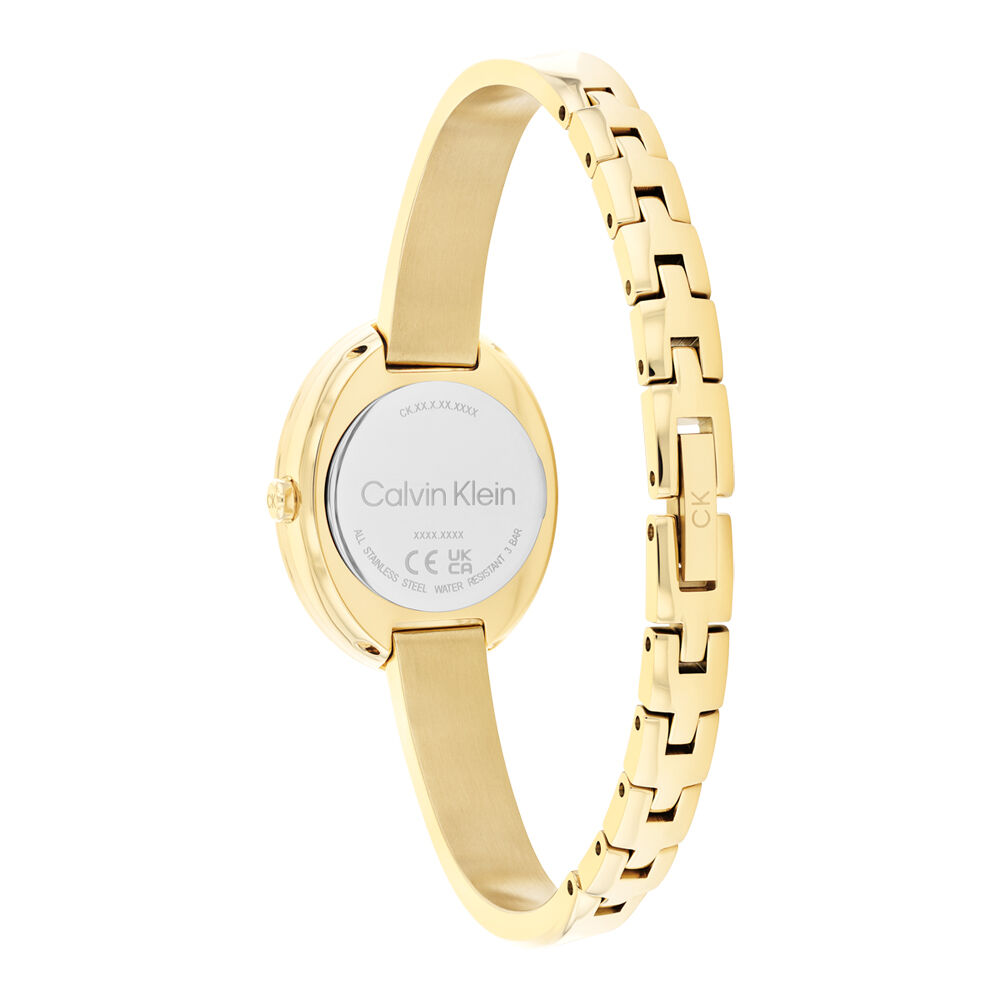 Montre Calvin Klein Twisted Bezel Doré - Montres étanches Femme | Marc Orian