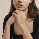 Bracelet Izel Maille Anglaise Or Blanc - Bracelets mailles Femme | Marc Orian