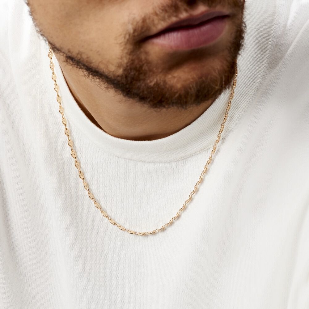 Collier Plaqué Or Jaune William - Chaines Homme | Marc Orian