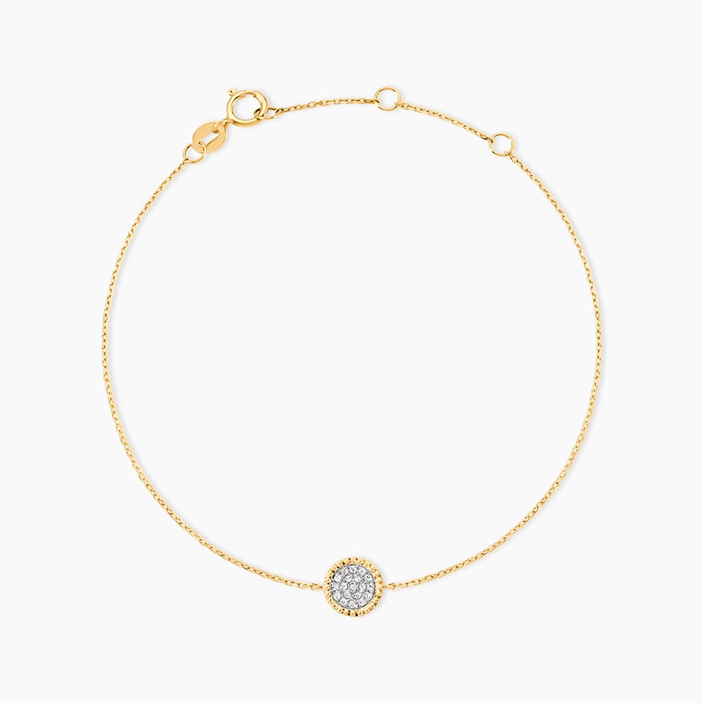 Bracelet Vaina Or Jaune Diamant - Bracelets cha&icirc;nes Femme | Marc Orian
