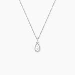 Collier Loane Argent Blanc Oxyde De Zirconium - Colliers avec pierres Femme | Marc Orian