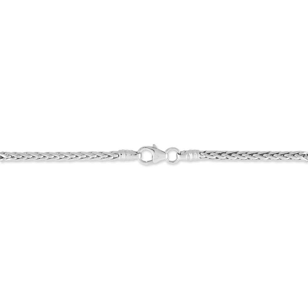 Bracelet Jany Maille Palmier Or Blanc - Bracelets mailles Femme | Marc Orian