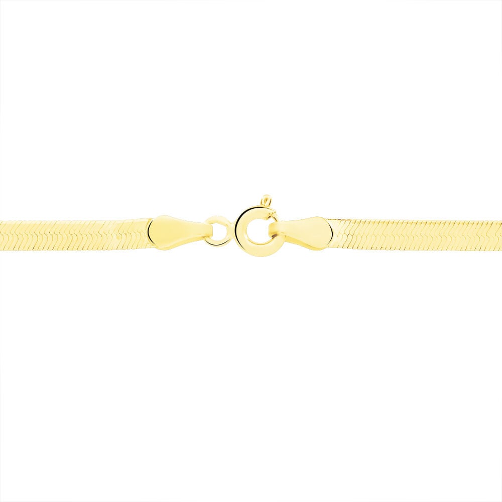 Collier Ivria Maille Heringbone Or Jaune - Chaines Femme | Marc Orian