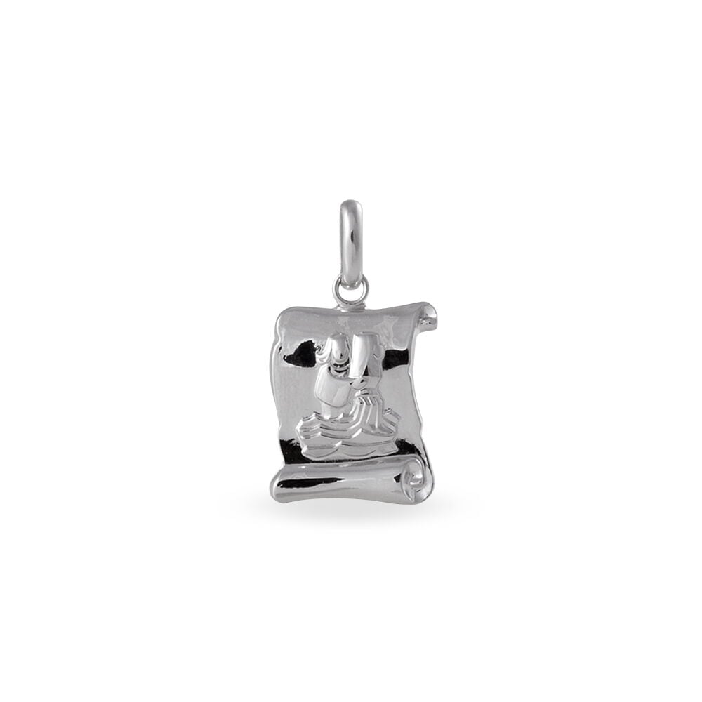 Pendentif Afia Argent Blanc - Bijoux personnalis&eacute;s Famille | Marc Orian
