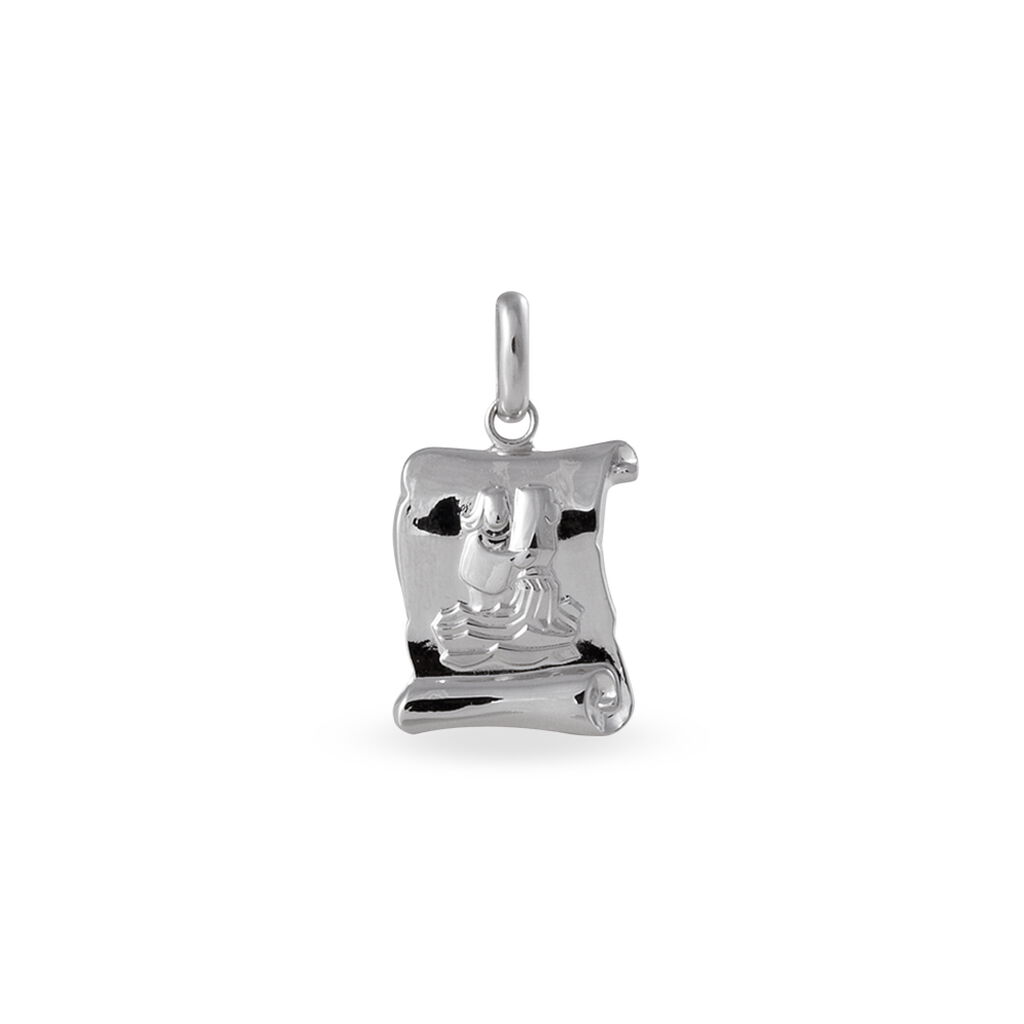 Pendentif Afia Argent Blanc - Bijoux personnalis&eacute;s Famille | Marc Orian