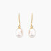 Boucles D'oreilles Pendantes Baroque Or Jaune Perle De Culture - Boucles d'oreilles mariage Femme | Marc Orian