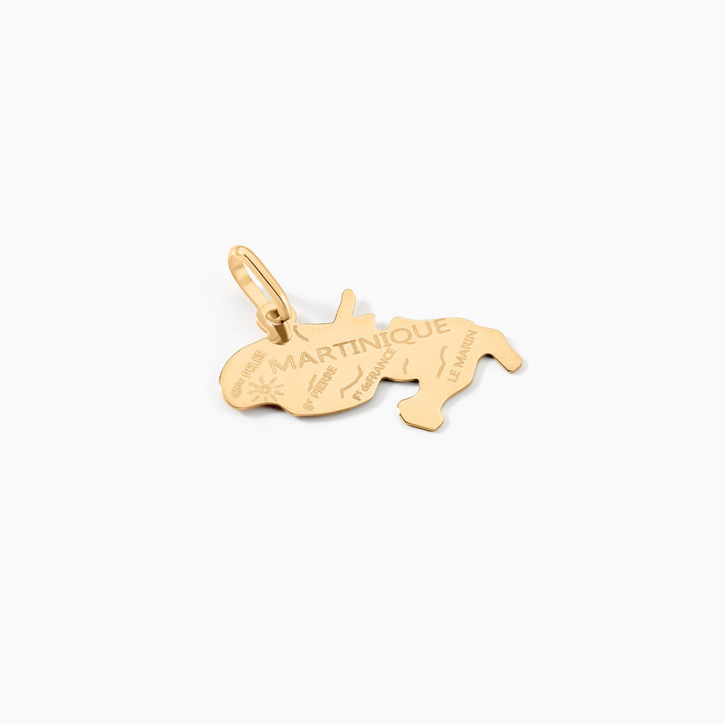 Pendentif Gaietana Martinique Or Jaune - Bijoux personnalisés Famille | Marc Orian
