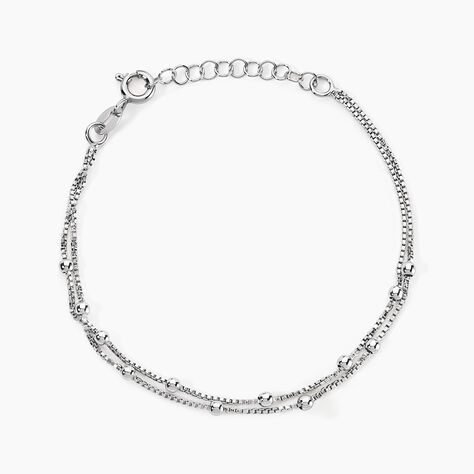 Bracelet Tounes Argent Blanc - Bracelets fantaisie Femme | Marc Orian