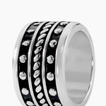 Bague Alban Argent Blanc - Bagues grosses Homme | Marc Orian