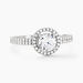 Bague Stelila Or Blanc Oxyde De Zirconium - Solitaires Femme | Marc Orian