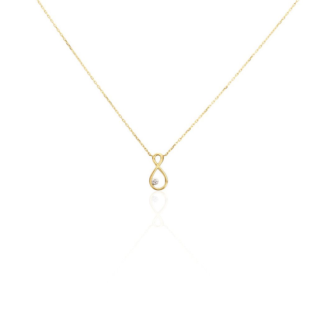 Collier Eszter Or Jaune Diamant - Colliers avec pierres Femme | Marc Orian