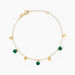 Bracelet Lateefah Or Jaune Malachite - Bracelets Medailles Femme | Marc Orian