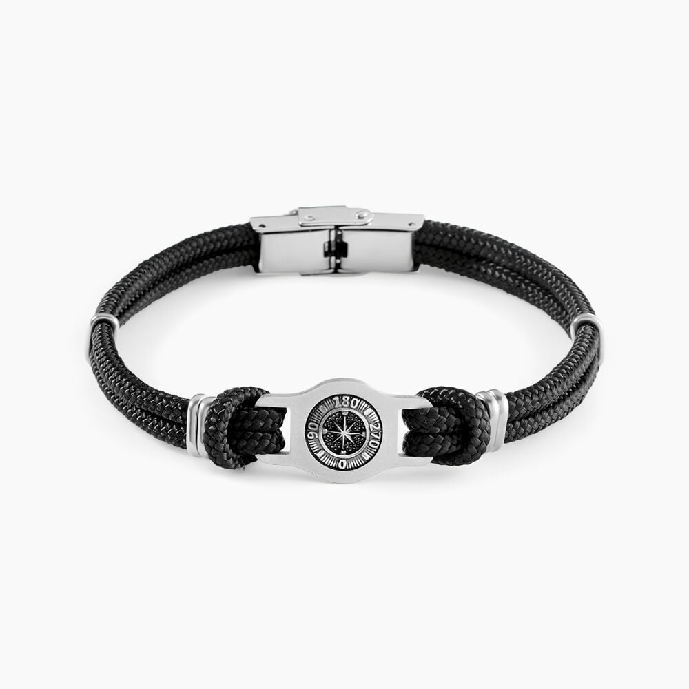 Bracelet Kendrick Acier Blanc - Bracelets cordons Homme | Marc Orian