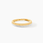 Alliance Or Jaune Adah Diamants - Bagues pierres pr&eacute;cieuses Femme | Marc Orian