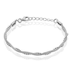 Bracelet Kelyanna Argent Blanc - Bracelets chaînes Femme | Marc Orian