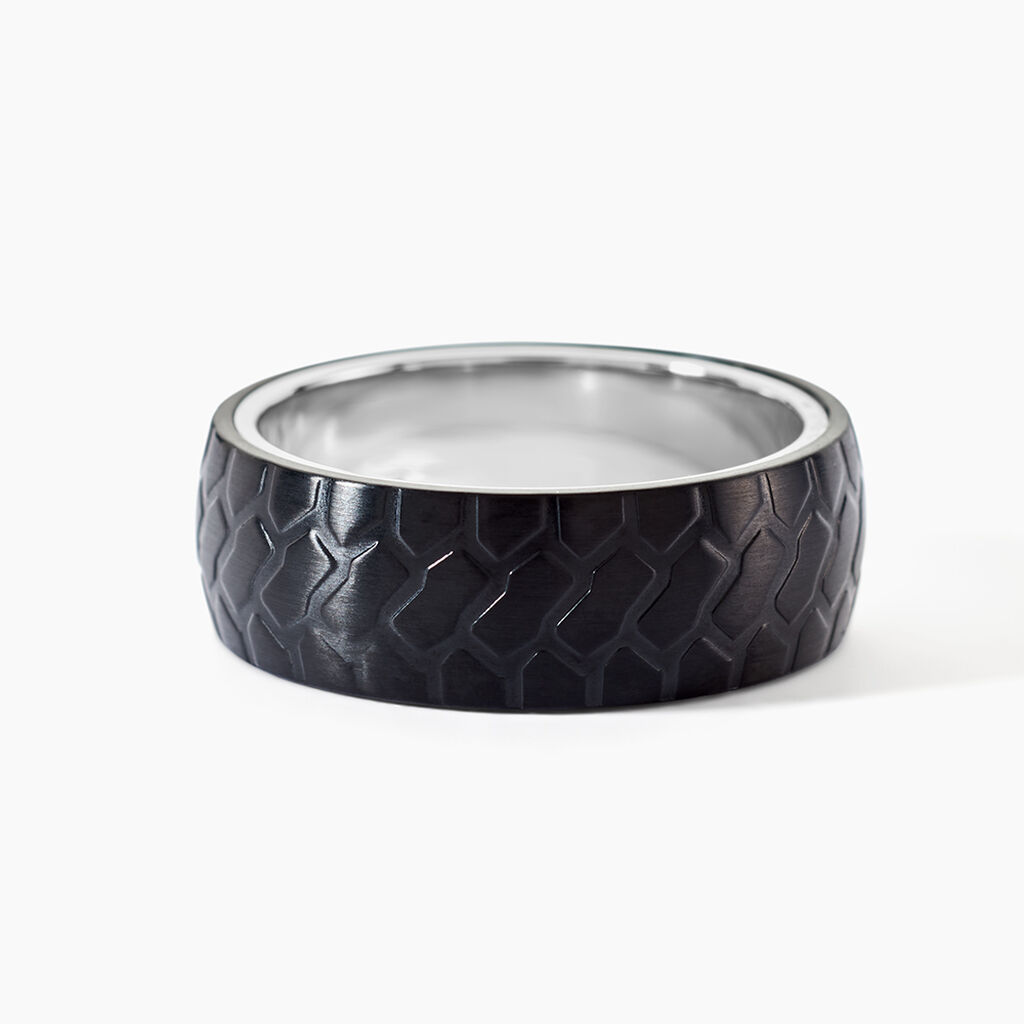 Bague Jourdan Jakab Acier Gris - Bijoux fantaisie Homme | Marc Orian