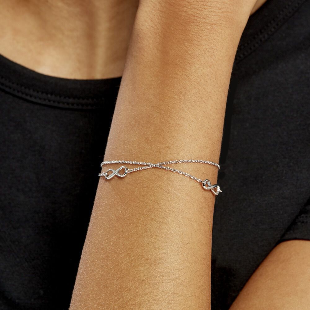 Bracelet Noelle Argent Blanc - Bracelets chaînes Femme | Marc Orian