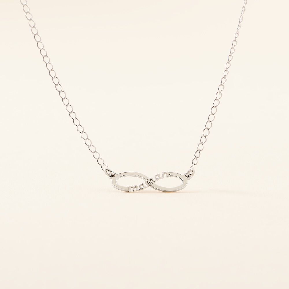 Collier Xara Argent Blanc - Colliers maman Femme | Marc Orian