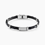 Bracelet Acier Blanc Pacome - Bracelets cuir Homme | Marc Orian