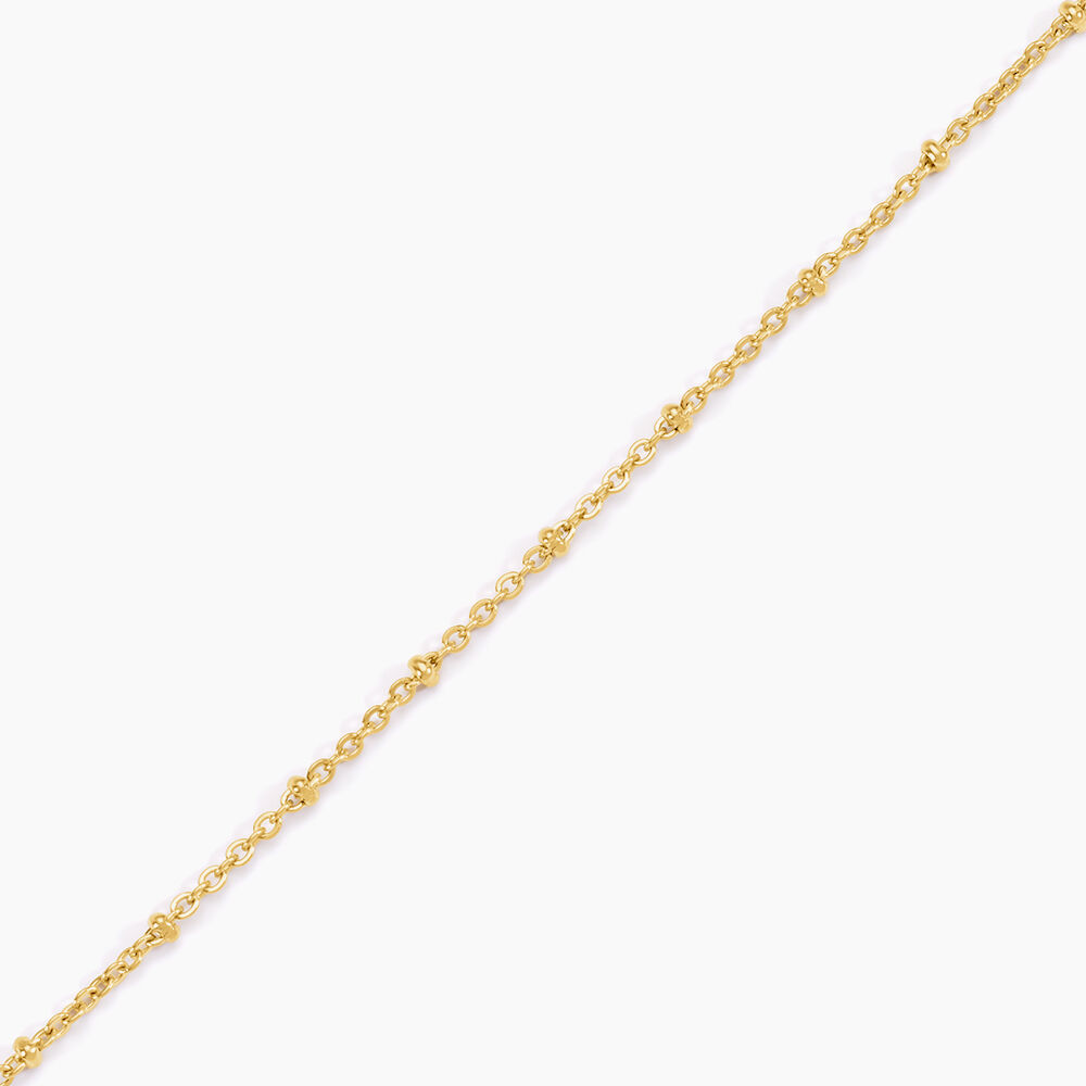 Cha&icirc;ne De Cheville Athena Acier Jaune - Chaines de cheville Femme | Marc Orian